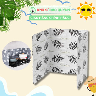  Tấm Chắn Dầu Mỡ Chắn Gió - Miếng Che Bếp Gas Bếp Điện Cách Nhiệt Dùng Nấu Ăn Có Họa Tiết 