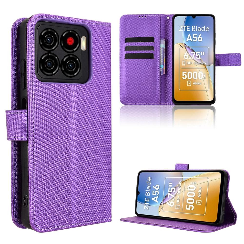 Dành Cho ZTE Blade A56 4G Ốp Lưng Bao Da Lật Bao Da Vỏ Điện Thoại Di Động BladeA56 4G 2025 Vỏ Da Thẻ