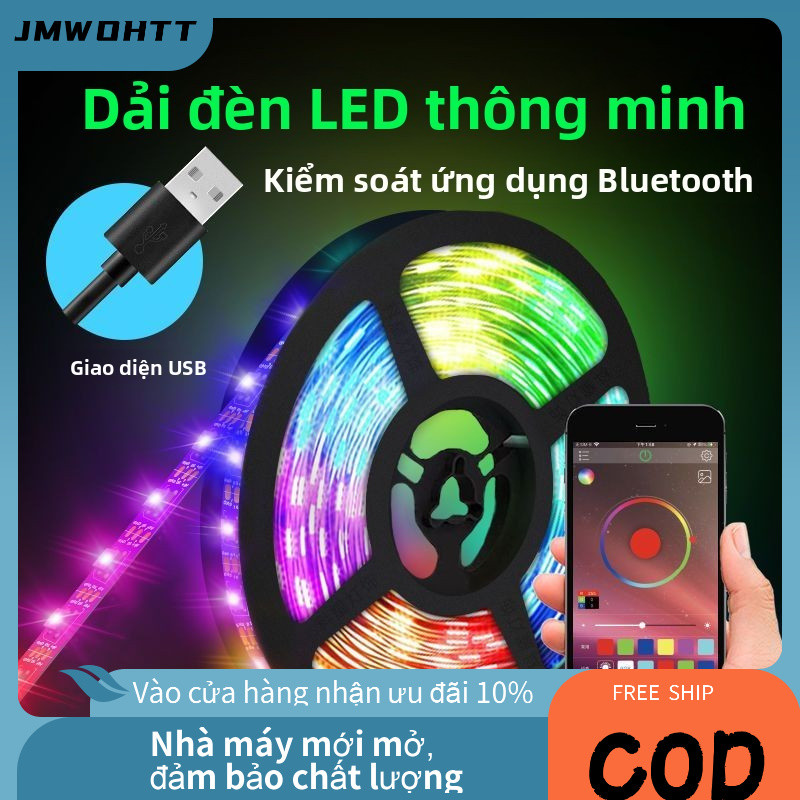【COD】USB TV Led Strip Lights RGB Tape Fexible Ribbon with 24Key Remote Controller Computer Decoratio