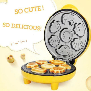  MÁY LÀM BÁNH MAGIC HÌNH THÚ VỚI KHUÔN BÁNH CHỐNG DÍNH TỐT - MÁY NƯỚNG BÁNH CÔNG SUẤT LỚN 1000W SỬ DỤNG DỄ 