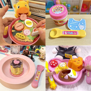 Đồ chơi cho ăn mì Jelly Strawberry Pudding Set Đồ chơi giả vờ cho trẻ em