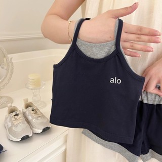  Set Đồ Bộ Áo 2 Dây Alo Quần Đùi Cho Bé Gái 1-8 Tuổi MINTSCLOSET Quảng Châu - GA2430 