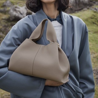 Jasmin NOIR Da PU Mẫu Túi xách nữ phong cách Pháp Cloud Túi đeo chéo mềm Hobos