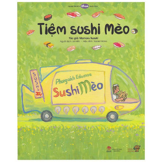 Sách - ehon - mọt sách mogu - tiệm sushi mèo