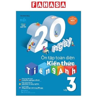 Sách 20 Ngày Ôn Tập Toàn Diện Kiến Thức Tiếng Anh Lớp 3