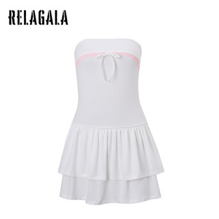 RelaGala Nữ Mới Thời Trang Thường Ngày Gợi Cảm Tương Phản Dây Đeo Vai Đầm Ôm