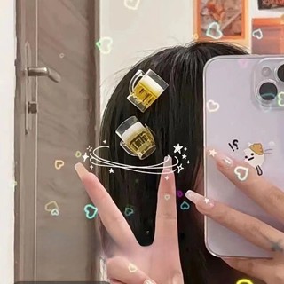 3 / 5 Kẹp Tóc Chiếc Mô Phỏng Bia Cốc Cho Bé Gái Thú Vị  Mỏ Vịt Kẹp Tóc Phụ Kiện Tóc