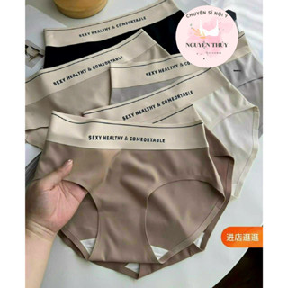 [Sỉ] Set 10 quần lót nữ đúc su non cạp cao 5cm Sexy Healthy cao cấp, thể thao không đường may, khử mùi, kháng khuẩn -S08