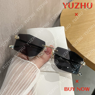 Kính râm không vành che nắng Kính râm trang trí khung quá khổ đa giác