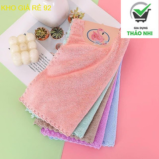 ( COMBO 10 ) KHĂN MẶT LÔNG MỀM HÀN QUỐC KHĂN MÀU HÀNG ĐẸP KT 30 X 30 CM