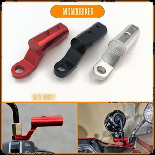  Pát đèn trợ sáng lắp chân gương CNC hàng dầy gắn xe máy kèm lỗ ốc 6mm 8mm 