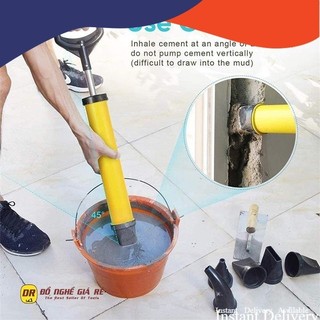 Bộ bơm xi măng trát vữa bằng tay- bơm vữa