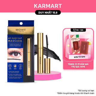 Mascara Nongchat Browit Siêu tơi dài và cong mi dạng lược My Everyday 5.5g Endless Night