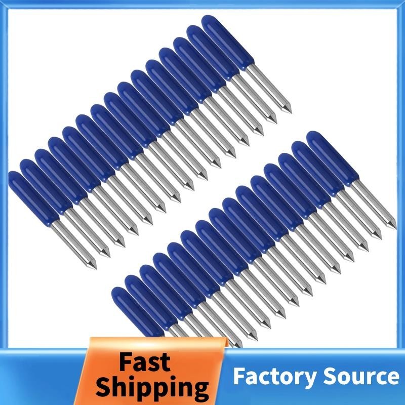 30 Miếng 60 Độ Roland Cho Cricut Cắt Plotter Vinyl Lưỡi Cắt Lưỡi Dao Cho Cricut Máy Phay Cắt Khắc Dụ