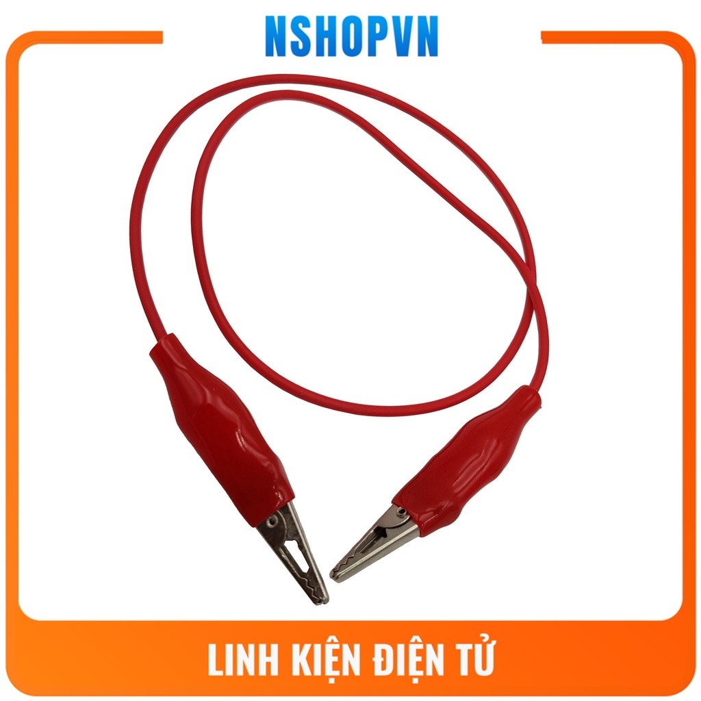 Dây kẹp cá sấu 2 đầu