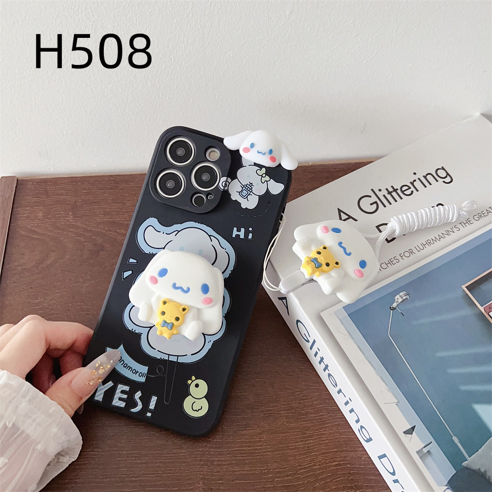 Ốp lưng Cinnamoroll Huawei P40 P40 Pro P40 Pro Plus P40 Lite 4G P40 Lite 5G Vỏ điện thoại Dây đeo ho