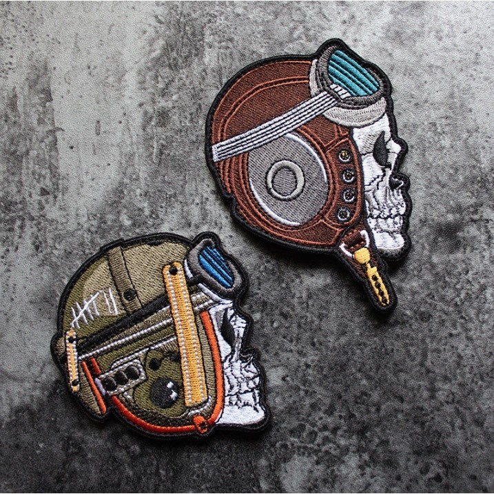 Patch vải velcro chiến binh dán ba lô, nón , quần áo , túi xách _retro