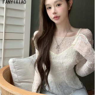 FANYIXIAO áo phông áo thun nữ croptop baby tee Minimalist Popular hàn quốc phổ biến WCS2480LG7 35Z240830