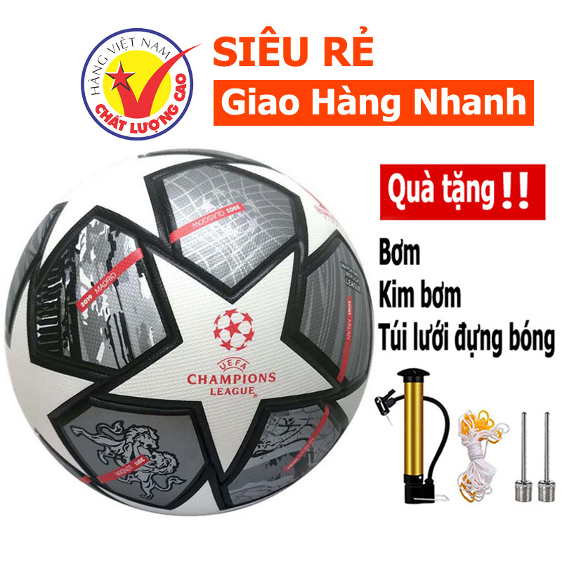 Quả bóng đá tiêu chuẩn Loại 3 lớp Banh da số 5 BÓNG ĐÁ SỐ 5 DA CAO CẤP SIÊU PHẨM MỚI