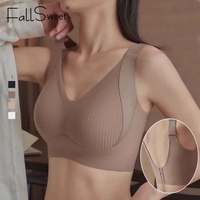 FallSweet 1/3 Cái M-4XL Nữ Thu Nhỏ Áo Ngực Liền Mạch Có Thể Điều Chỉnh Full Cup Quần Lót Plus Kích Thước Chống Chảy xệ Nâng Lên Brassiere
