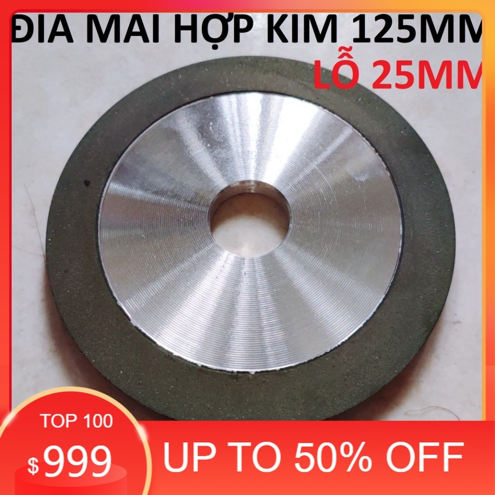 [RẺ NHẤT] Đĩa mài lưỡi cưa 125mm lỗ 25mm / Đĩa mài rửa lưỡi cưa hợp kim, đĩa mài hợp kim (SS2309) [G