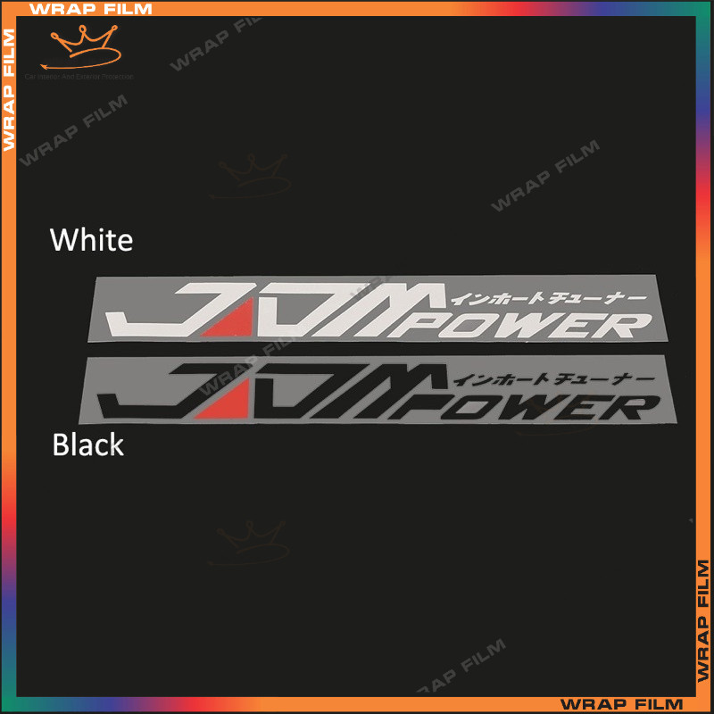 Decal dán trang trí ô tô. Tem JDM trang trí ô tô