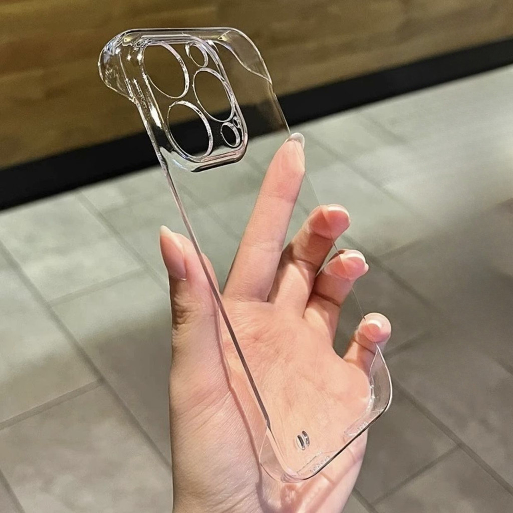 Ốp điện thoại di động không viền cao cấp siêu mỏng tương thích cho iPhone 16PLUS 13 14 15PRO 12 11 16PROMAX 14PLUS XSmax XR 7 8 7plus 8plus Vỏ trong suốt
