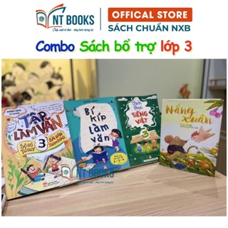Sách - COMBO LỚP 3: Tập Làm Văn + Chinh Phục Tiếng Việt + Bí Kíp Làm Văn + Nắng Xuân - Sách bổ trợ - DH