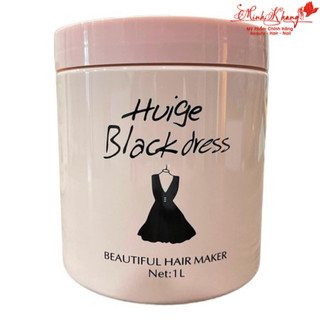 Hấp dầu siêu mượt Huiger Black Dress Beautiful Hair Mask 1000ml 
