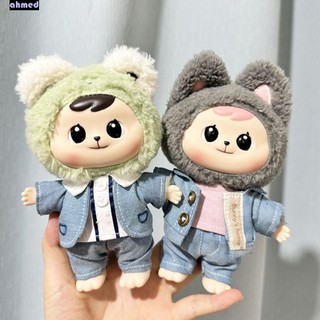 Bộ đồ búp bê AHMED Bao-ao, Bao-ao Hug Series Bee 17cm Quần áo búp bê sang trọng, Bộ sưu tập trang phục búp bê sang trọng Cá mập DIY Quần áo búp bê thủ công Giáng sinh
