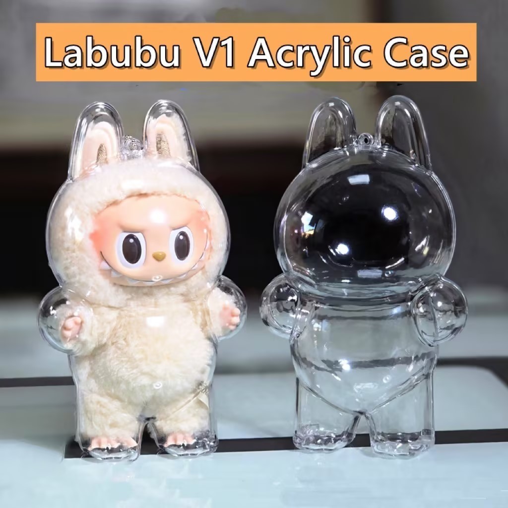 LABUBU V1 / V2 Vỏ bảo vệ trong suốt Mặt dây chuyền LABUBU Ba lô bảo vệ LABU V1 / V2 Bộ quần áo V1 Mó