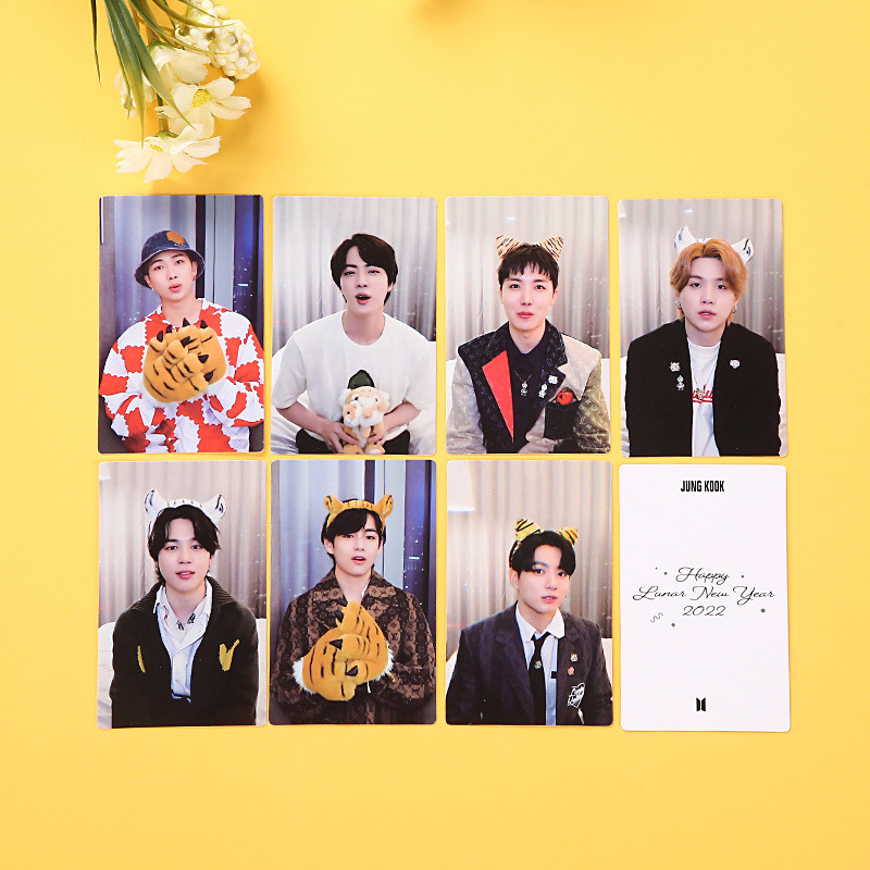 3-11 Chiếc 2025 FESTA ARMY ZONE Lưu Niệm Lomo Thẻ MERCH BOX9 JIN SOLO ECHO HAPPY Photocards Jung Koo