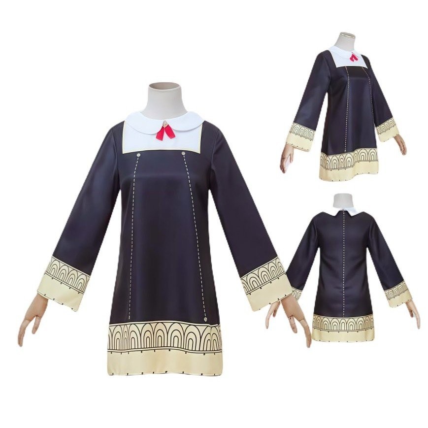 007Trang phục biểu diễn Cosplay Anya (có sẵn cho người lớn và trẻ em) anya forgerdịp HalloweenღEm yê