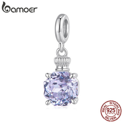 BAMOER Thiết Kế Ban Đầu Bạc 925 Charm Nước Hoa Mặt Dây Chuyền Chai DIY Cho Vòng Tay Quà Tặng Cho Nữ