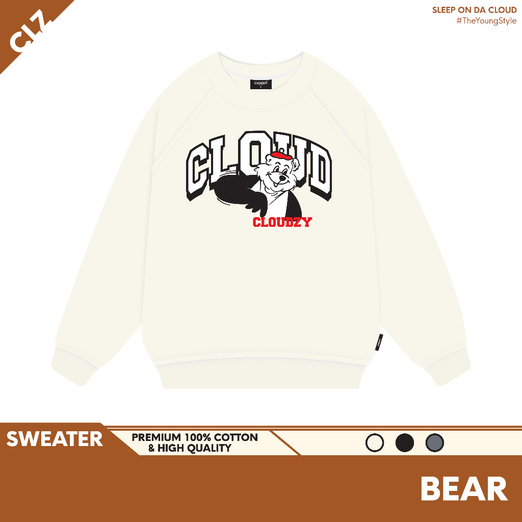 CHÍNH HÃNG Áo sweater nam nữ unisex form rộng nỉ ngoại cotton cao cấp 100% local brand đẹp basic CLO