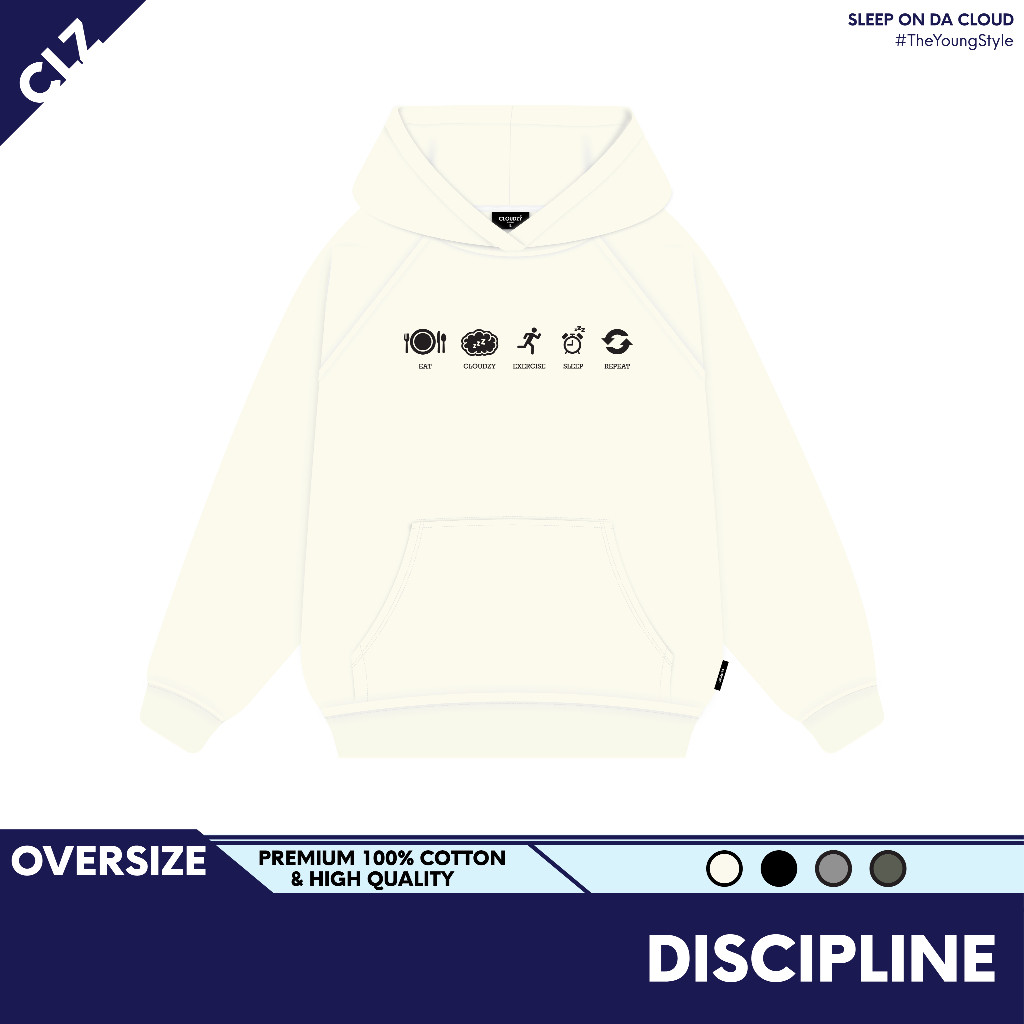 CHÍNH HÃNG Áo hoodie nam nữ local brand unisex nỉ cặp đôi form rộng phong cách Hàn Quốc CLOUDZY HD D