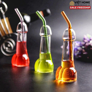  Ly Nước Thủy Tinh Ly Nước Độc Lạ Cốc Uống Nước Quà Lưu Niệm Việt Home - BN06 