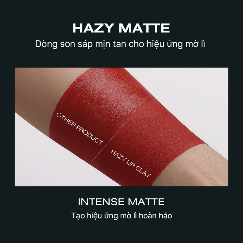 Son kem bùn mịn lì 3CE Hazy Lip Clay | BigBuy360 - bigbuy360.vn