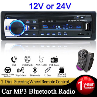 Đài Phát Thanh Xe Hơi Stereo 1 Din MP3 Máy Nghe Nhạc FM Âm Thanh USB SD Kỹ Thuật Số Bluetooth Có Khe Cắm Trong Dash Đầu Vào AUX