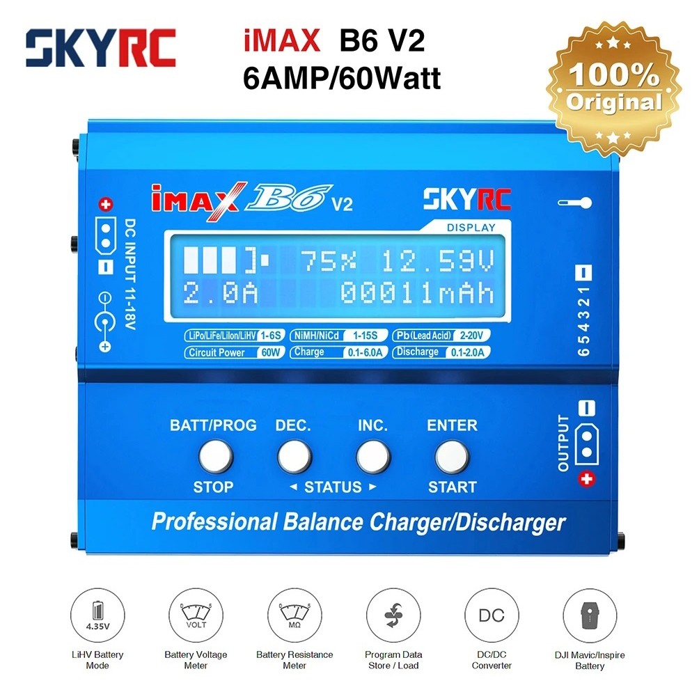 Bộ Sạc Imax B6 V2 Chính Hãng SKYRC