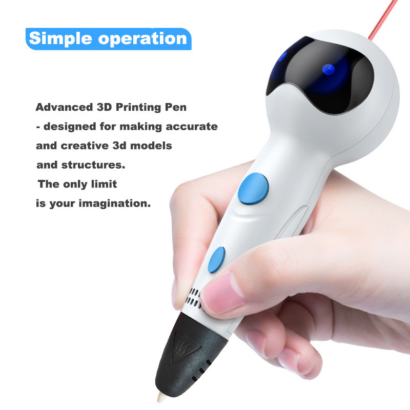 Mới Đa Năng Robot 3D Bút In Tiếng Anh Trung Quốc Chuyển Đổi Trẻ Em Graffiti 3D Bút In
