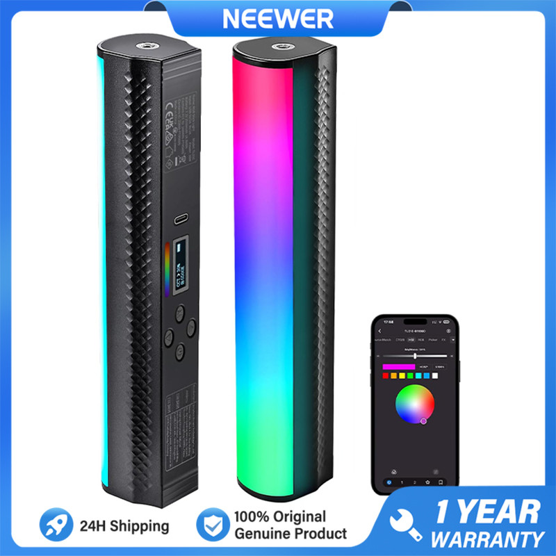 NEEWER TL21C RGB Light Wand APP Điều khiển từ tính Chụp ảnh cầm tay Video Light Stick 2500K-8500K CR