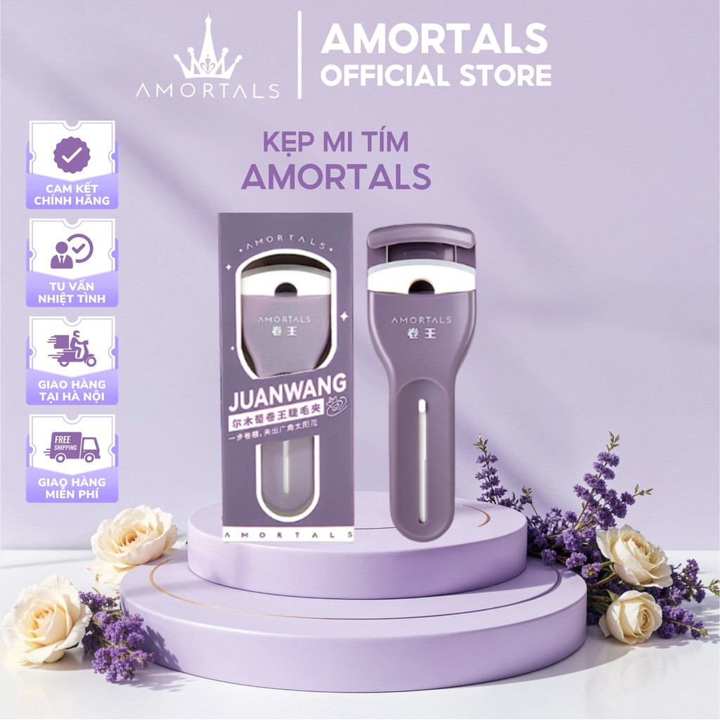 Kẹp Mi Cong AMORTALS Cao Cấp Nhỏ Gọn Tạo Nét Trang Điểm Cho Mi Mắt Tự Nhiên