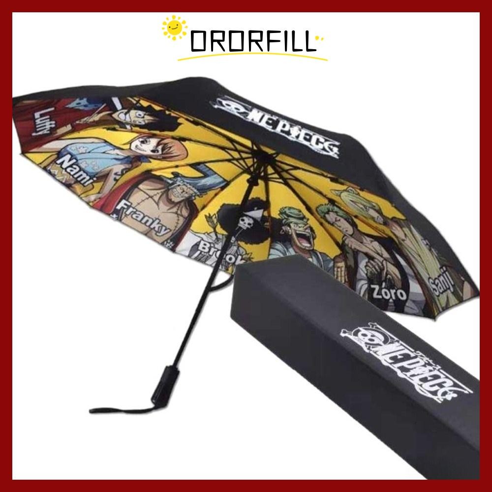 Ô dù một mảnh ORORFILL, Ô gấp tự động chống nước chống tia cực tím, Phim hoạt hình chất lượng cao Mư