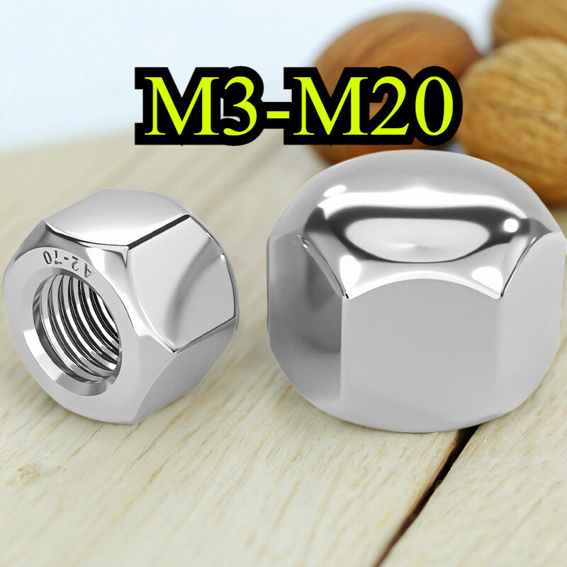 inox 304/Inox 304/nút đậy thấp thép không gỉ 304/nút đậy thấp 304/nút nắp thấp 304/cap nut thấp 304 