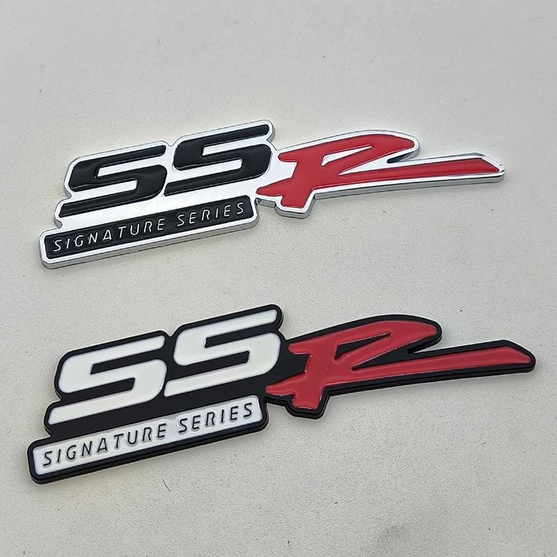 3D Kim Loại Logo SSR Biểu Tượng Xe Fender Huy Hiệu Phía Sau Thân Xe Miếng Dán Cho Xe Chevrolet Sonic