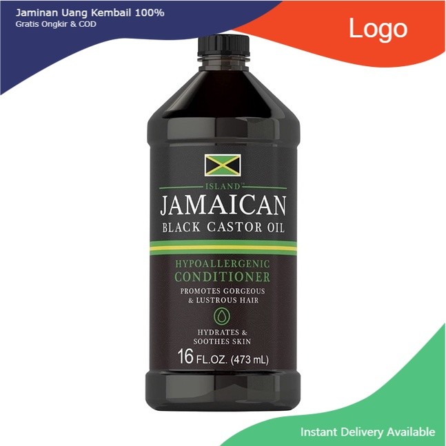 Tinh dầu thầu dầu đen Island Jamaican Black Castor Oil 473ml USA