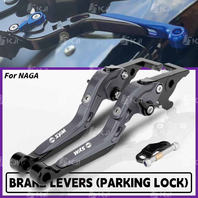 Dành Cho SYM NAGA 150 Đỗ Xe Phanh Đòn Bẩy Gấp Tay Cầm Có Khóa Đỗ Xe Chặn Phụ Kiện