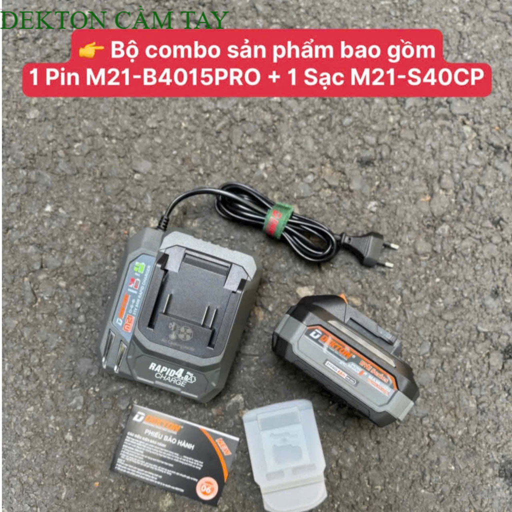 Pin 4a Dekton M21-B4015PRO (chân pin phổ thông ), sạc nhanh DEKTON CẦM TAY