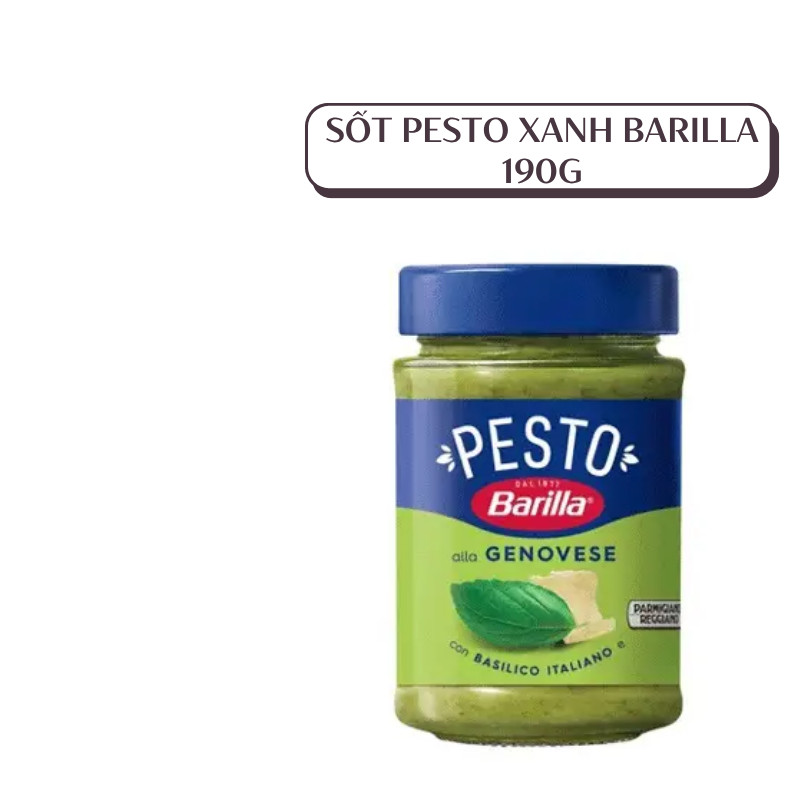 Sốt Pesto Xanh “ALLA GENOVESE” Barilla Lọ 190g